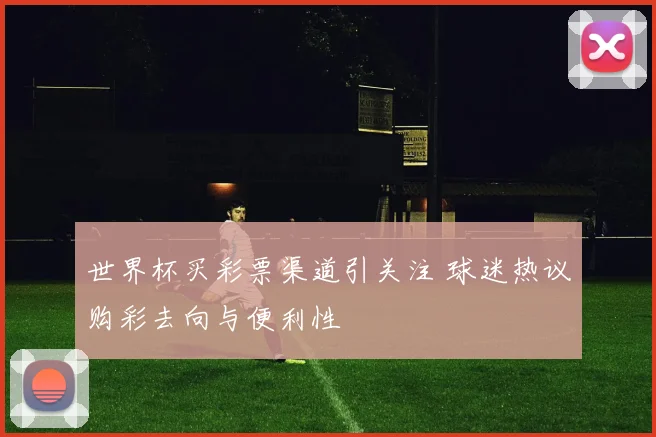 世界杯买彩票渠道引关注 球迷热议购彩去向与便利性